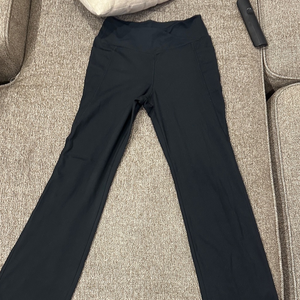 Black Flared Yoga Pants